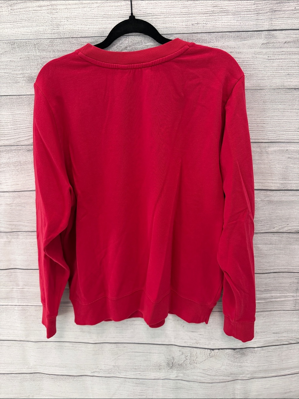 Lilly Pulitzer Hot Pink Crewneck Sweatshirt with Crystal Bow Accents - Picture 4 of 5